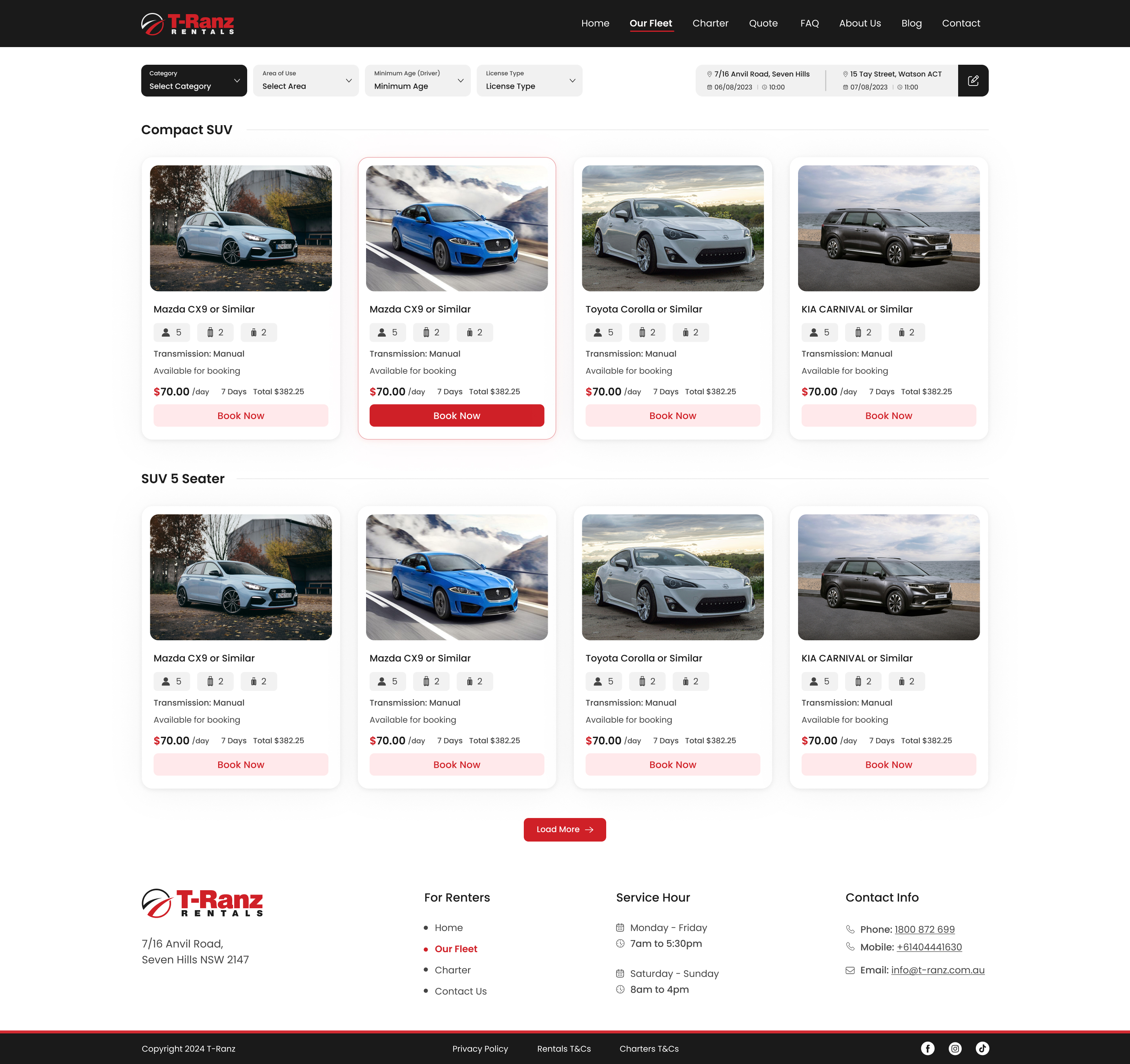 Vehicle List Screen With Sorting And Pagination — preview 2